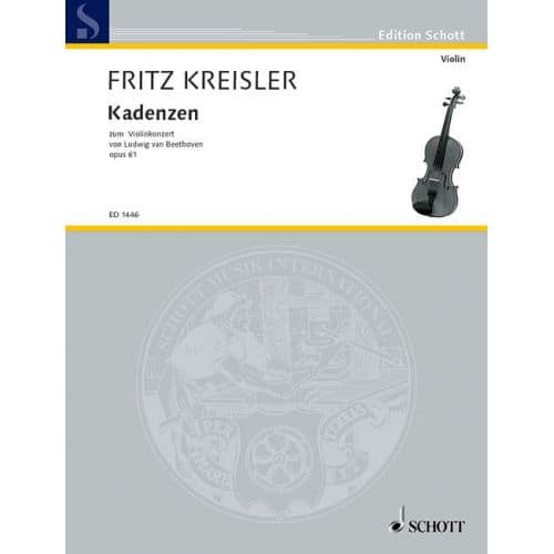 KREISLER FRITZ - CADENZAS - VIOLIN
