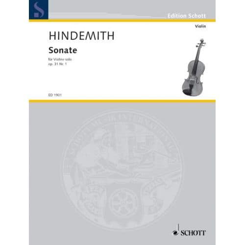 HINDEMITH PAUL - VIOLIN SONATA OP. 31/1 - VIOLIN