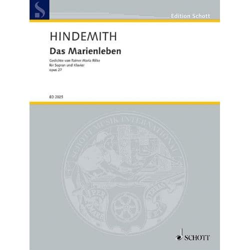  Hindemith Paul - Das Marienleben Op. 27 - Sopran And Piano