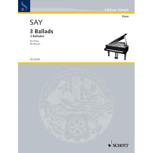 SCHOTT SAY FAZIL - 3 BALLADS - PIANO