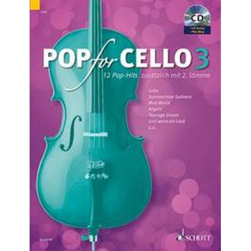 SCHOTT POP FOR CELLO VOL.3 + CD