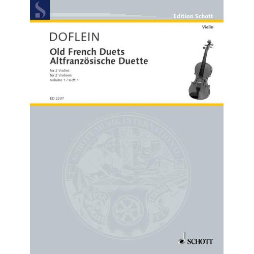 SCHOTT OLD FRENCH DUETS BAND 1 - 2 VIOLINS