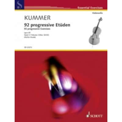 KUMMER F.A. - 92 PROGRESSIVE EXERCISES VOL.2 - VIOLONCELLE