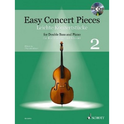 SCHOTT EASY CONCERT PIECES VOL.2 - CONTREBASSE & PIANO