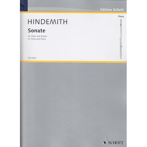 SCHOTT HINDEMITH P. - SONATE - FLUTE ET PIANO