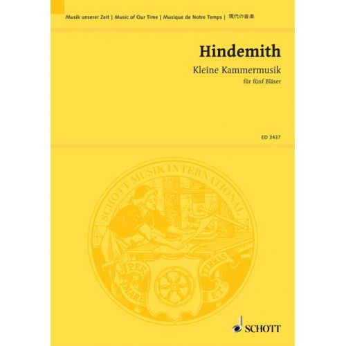  Hindemith Paul - Little Chamber Music Op. 24/2 - Flute, Oboe, Clarinet, Horn And Bassoon