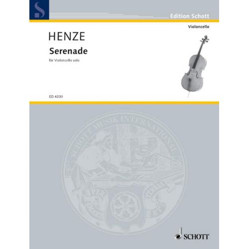 SCHOTT HENZE HANS WERNER - SERENADE - CELLO