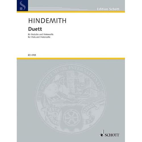  Hindemith Paul - Duet - Viola And Cello