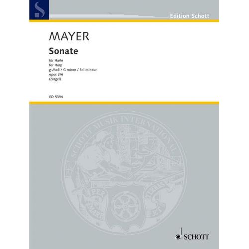 SCHOTT MAYER PHILIPP JACOB - SONATA - HARP