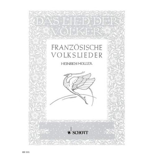 SCHOTT FRANZOSISCHE VOLKSLIEDER - VOICE AND PIANO
