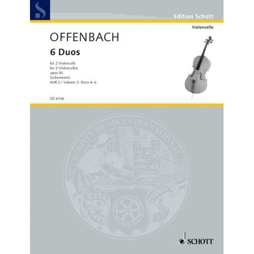 OFFENBACH JACQUES - SIX DUOS OP. 50 BAND 2 - 2 CELLOS