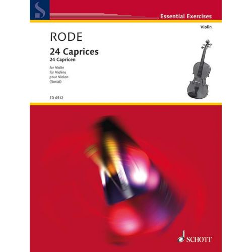 SCHOTT RODE JACQUES P. JOSEPH - 24 CAPRICES - VIOLIN