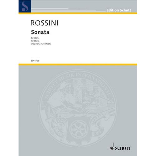 SCHOTT ROSSINI GIOACHINO - SONATA - HARP