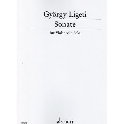 LIGETI GYORGY - SONATE POUR VIOLONCELLE SEUL