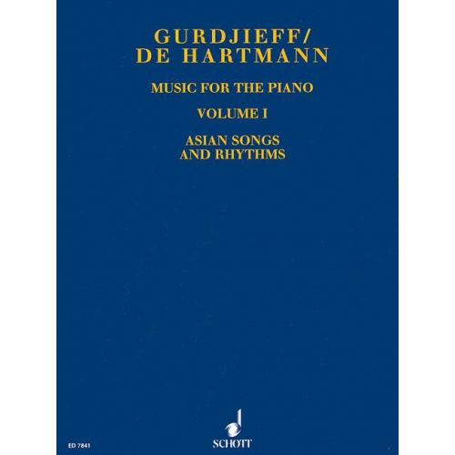 SCHOTT GURDJIEFF/HARTMANN - MUSIC FOR THE PIANO VOL.1 - PIANO