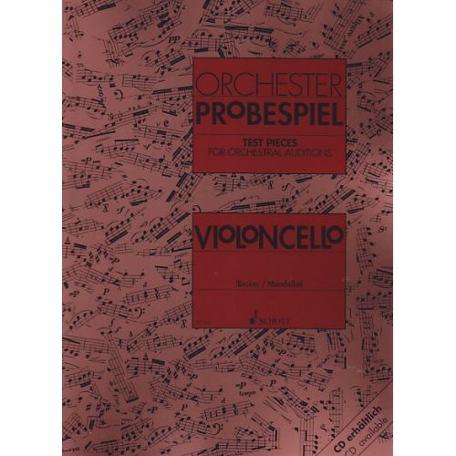 ORCHESTER-PROBESPIEL - VIOLONCELLO