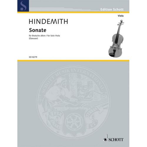 HINDEMITH PAUL - VIOLA SONATA (1937)