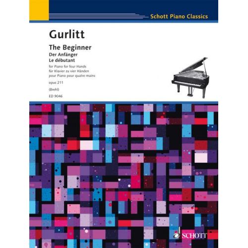 GURLITT CORNELIUS - THE BEGINNER OP. 211 - PIANO 