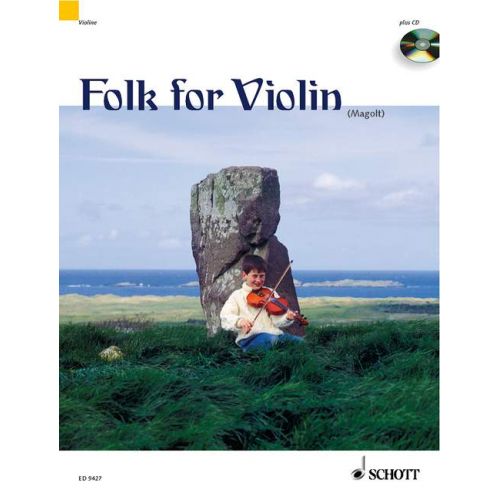 SCHOTT FOLK FOR VIOLIN + CD - 1-2 VIOLINS