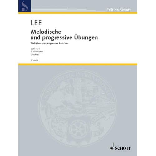 LEE SEBASTIAN - MELODIOUS AND PROGRESSIVE EXERCISES OP. 131 - 2 CELLOS