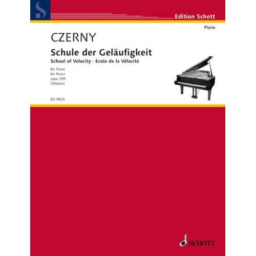 CZERNY CARL - SCHOOL OF VELOCITY OP. 299 - PIANO