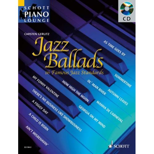 JAZZ BALLADS + CD - PIANO