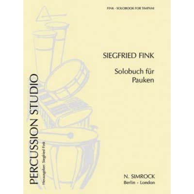 FINK SIEGRIED - SOLOBOOK FOR TIMPANI