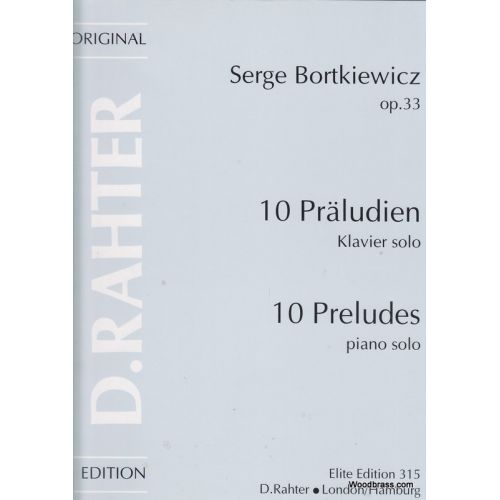 BORTKIEWICZ S. - 10 PRELUDES OP.33