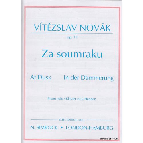 SIMROCK VITEZSLAV NOVAK - AT DUSK OP.13 - PIANO