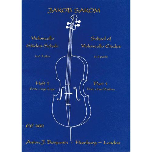 SIMROCK SCHOOL OF VIOLONCELLO ETUDES HEFT 1 - CELLO