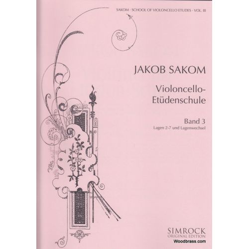 SIMROCK VIOLONCELLO-etuden-schule Vol. 3