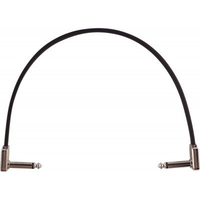 ERNIE BALL Cables Instrument Patch - Coudé Fin & Plat - 30 CM