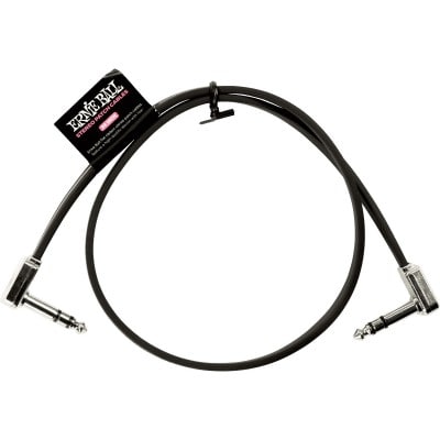 ERNIE BALL CABLES INSTRUMENT PATCH TRS - COUDE FIN & PLAT - 60 CM