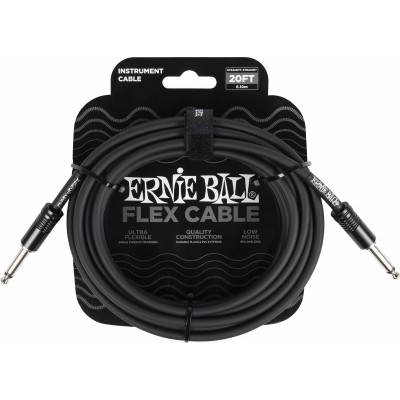 ERNIE BALL FLEX 6M NOIR