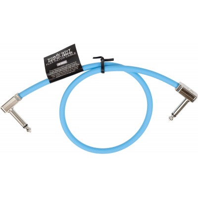 ERNIE BALL PATCH CABLE FLEX 45CM - BLUE