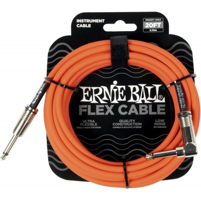 ERNIE BALL Flex Angled 6m Orange