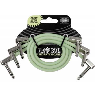ERNIE BALL Flex 30cm - Pack de 3 Phosphorescent