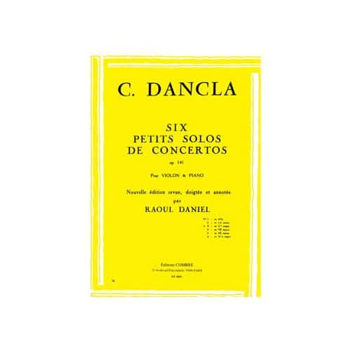 DANCLA CHARLES - PETIT SOLO DE CONCERTO OP.141 N°3 EN UT MAJ. - VIOLON ET PIANO