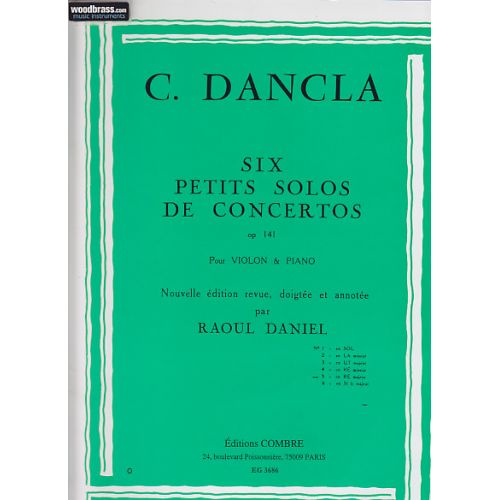 DANCLA - PETIT SOLO N.5 CONCERTO OP.141 - VIOLON ET PIANO
