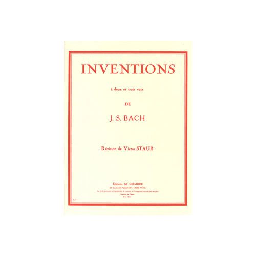 Bach - Inventions À 2 et 3 Voix - Piano