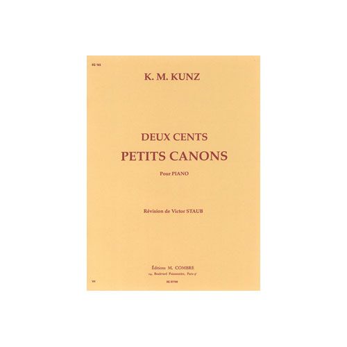 KUNZ K. M. - PETITS CANONS (200) - PIANO