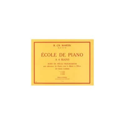 MARTIN - ECOLE PIANO À 4 MAINS OP.127-NO.1