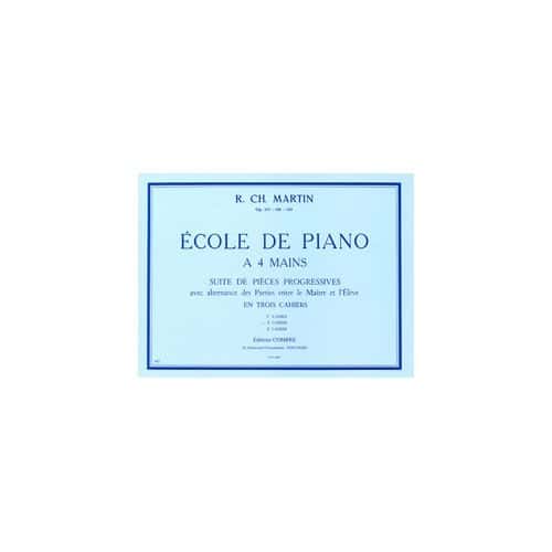 COMBRE MARTIN ROBERT-CHARLES - ECOLE DE PIANO A 4 MAINS OP.128 VOL.2 - PIANO A 4 MAINS
