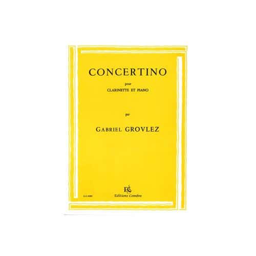  Grovlez Gabriel - Concertino - Clarinette Et Piano