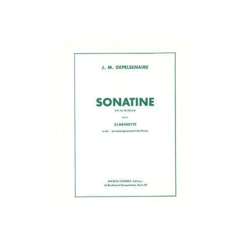 DEPELSENAIRE JEAN-MARIE - SONATINE FA MIN. - CLARINETTE SIB OU SAXOPHONE MIB ET PIANO