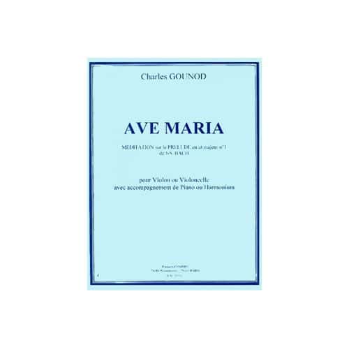 GOUNOD - AVE MARIA - VIOLON OU VIOLONCELLE ET PIANO OU HARMONIUM