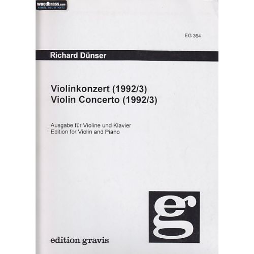DUNSER RICHARD - VIOLIN CONCERTO (1992/3)
