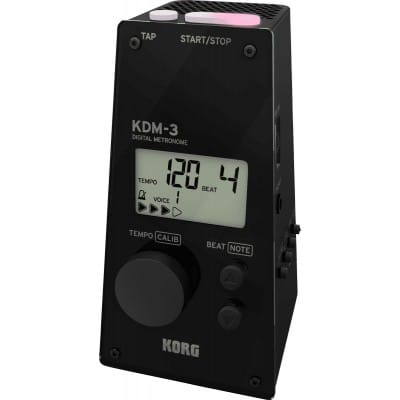 KORG TUNERS TRADITIONAL METRONOMES BLACK, WITH RESONANT LOUDSPEAKER