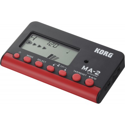 KORG TUNERS MA-2BKRD TRADITIONAL BLACK & RED