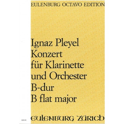 Pleyel - Concerto Pour Clarinette Et Orchestre Sib Majeur